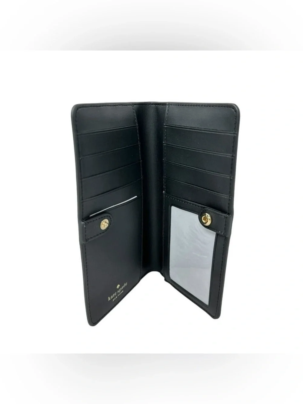 🖤Kate Spade Madison Large Slim Bifold Saffiano Leather Wallet Black